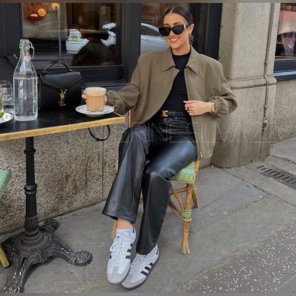 Zara topstitched pocket bomber - Picture 12 of 16